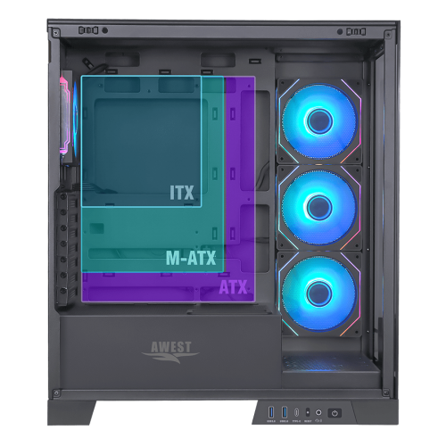 کیس گیمینگ اوست GT-AQ16