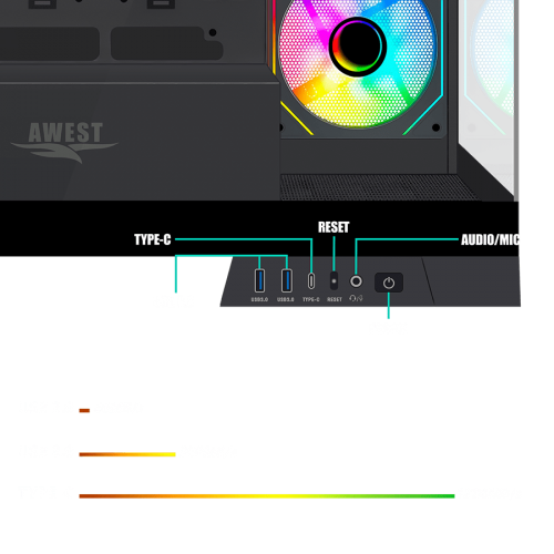کیس گیمینگ اوست GT-AQ16