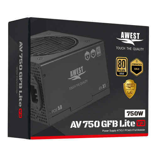 منبع تغذیه اوست AV750-GFB LITE V3